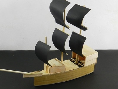 6 Popsicle Stick Pirate Ship & Boat | DIY Toy for Kids (Easy & Quick)