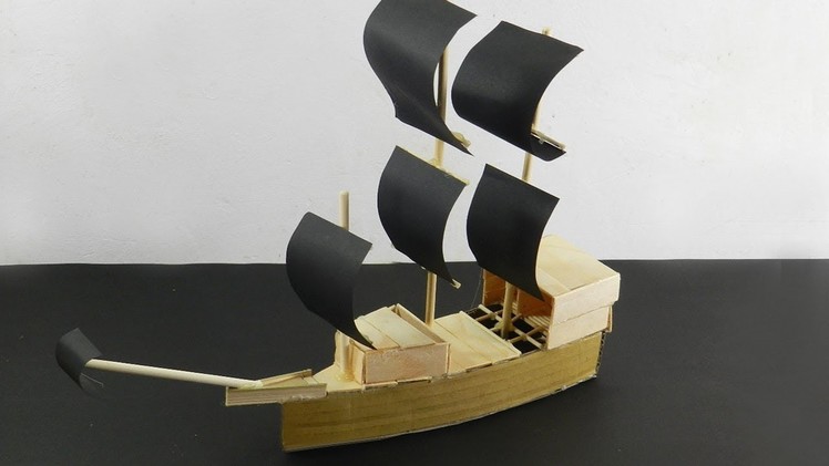 6 Popsicle Stick Pirate Ship & Boat | DIY Toy for Kids (Easy & Quick)