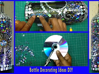 Beautiful Bottle craft ideas DIY Recycle bottle and DVD