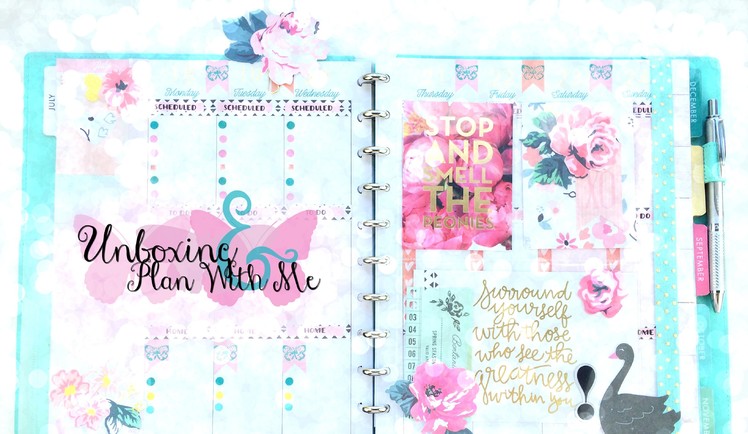 Big Happy Planner Plan With Me + Cocoa Daisy Unboxing