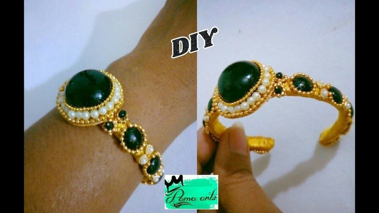 Bracelet. khada with silk thread -How to make this bracelet | jewellery tutorials