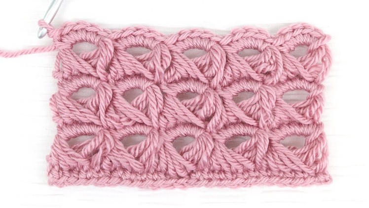 Broomstick Lace Crochet Stitch Tutorial