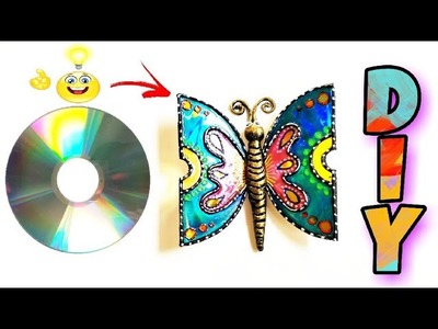 Butterfly DIY | Old CD Craft Ideas | Best Out Of Waste | DIY | Art n Creations