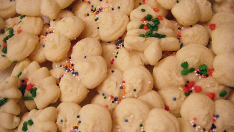 BUTTERY CREAM CHEESE SPRITZ COOKIES! Cookie Press how to!