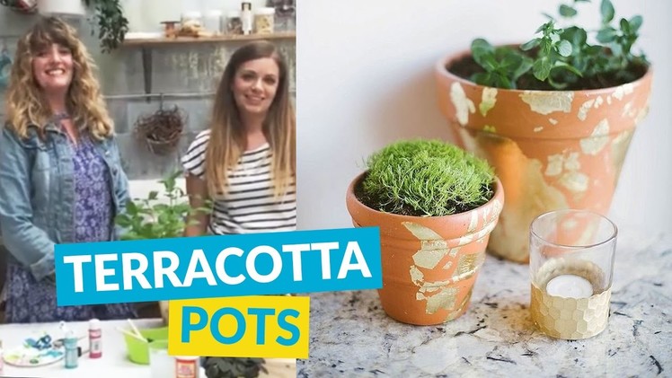 Different Ways To Decorate Terracotta Pots!