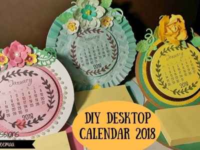 DIY Desktop calendar 2018