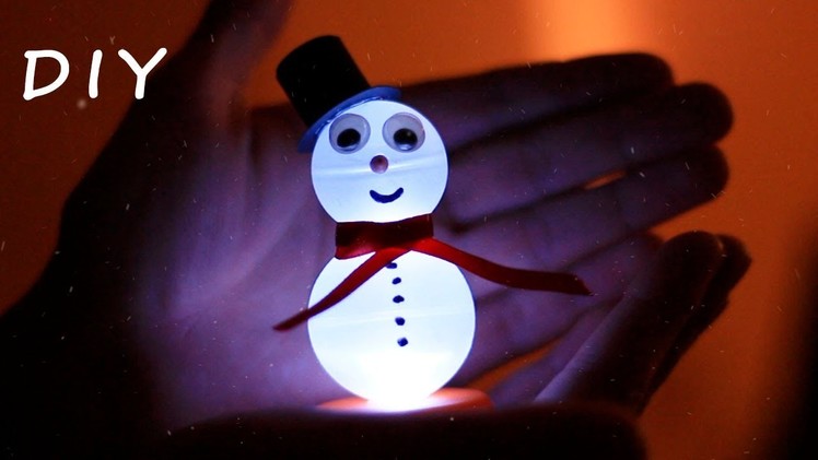 DIY Electronic Snowman - Decoration For Christmas