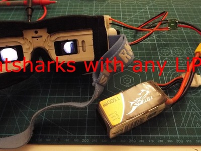 DIY Fatshark Battery Alternative Guide - use any 2-6S LiPo with your FPV goggles!