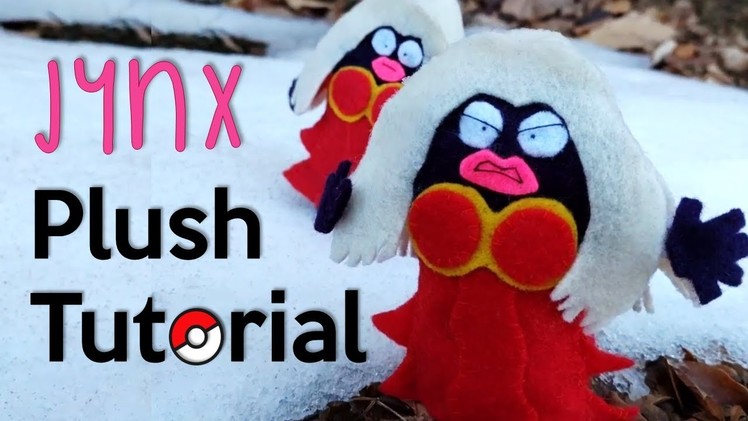 ???? DIY: Felt Jynx Pokemon Plush Tutorial | Free Pattern! ????