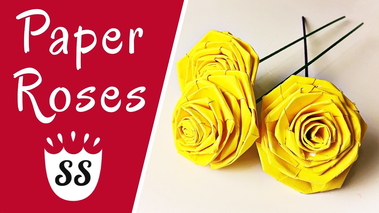 Diy How To Make A Paper Rose Paper Rose Easy Tutorial 4002