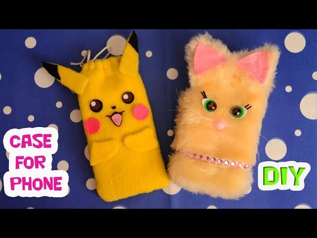 DIY.How to make easy mobile phone case.Tutorial & crafts.Hand made.My creative ideas.
