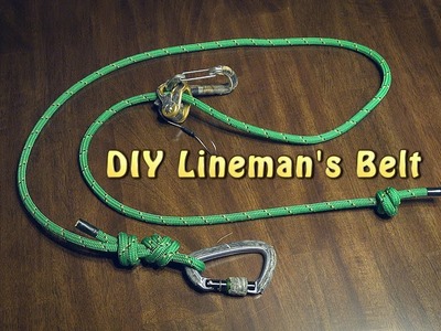 DIY Lineman's Belt for Hunting