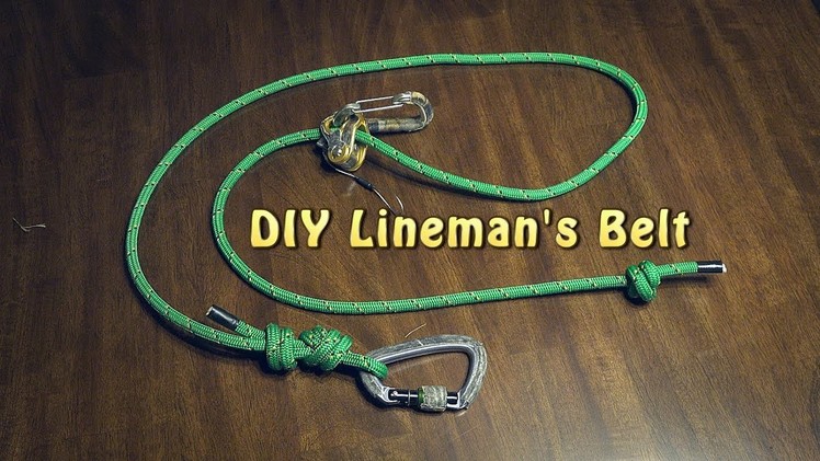DIY Lineman's Belt for Hunting