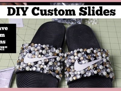 DIY Nike Custom Slides | Save them coins SIS! | KompletelyKAI