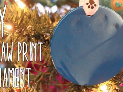 DIY | Paw Print Ornament
