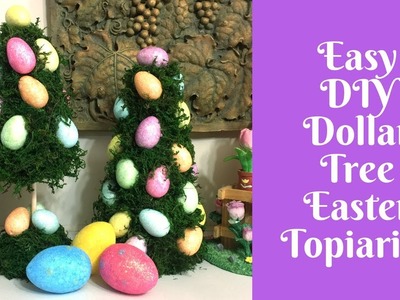 Dollar Tree Easter Crafts: Easter Topiary