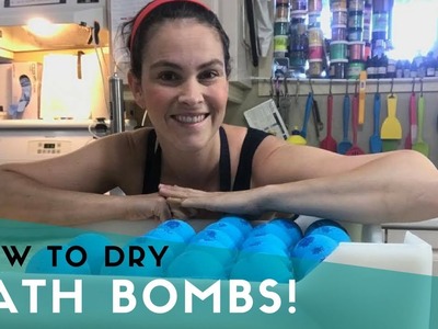 Drying Bath Bombs - How I do it! DIY | Summer Short Series