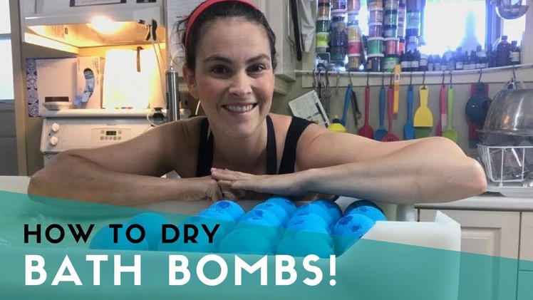 Drying Bath Bombs - How I do it! DIY | Summer Short Series