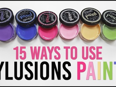 Dylusions Paint Techniques | 15 EASY ways to use Dylusions Paint in your Mixed Media Art Journal