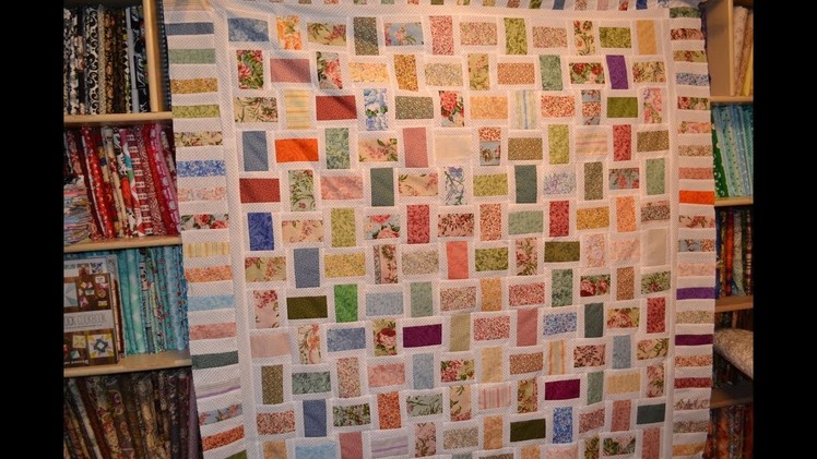EPISODE 66 ~ Charm Square Quilt Top Tutorial - An Easy (but not very quick project! :)