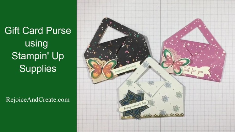 Gift Card Purse using Stampin' Up Products