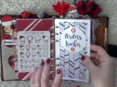Gillio Amica Holiday 2017 Personal Ringed Planner Setup