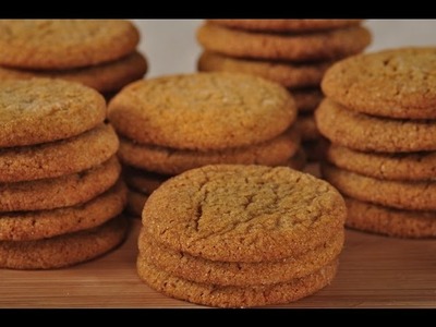 Ginger Cookies Recipe Demonstration - Joyofbaking.com