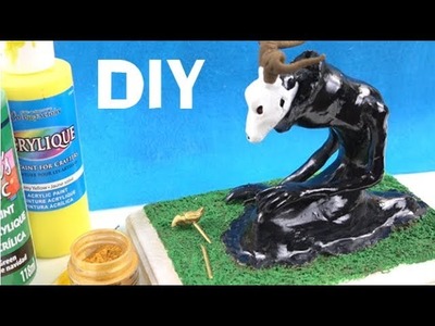 Goodbye: ANCIENT MAGUS BRIDE Elias Ainsworth Sculpture how to diy polymer clay tutorial 魔法使いの嫁 13