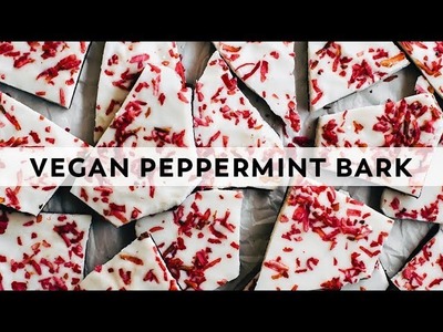 Homemade Peppermint Bark. vegan & paleo