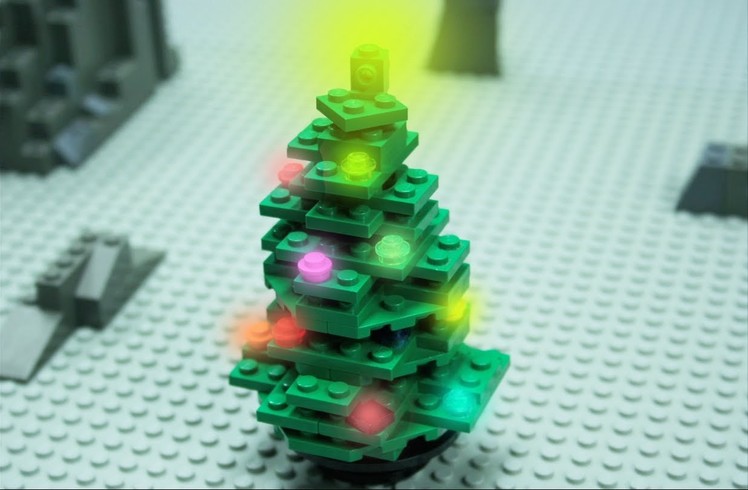 How to Build a LEGO Christmas Tree - Stop Motion
