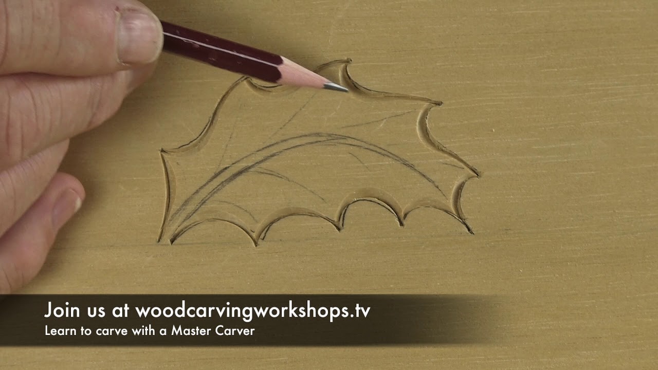 How To Carve a Holly Leaf