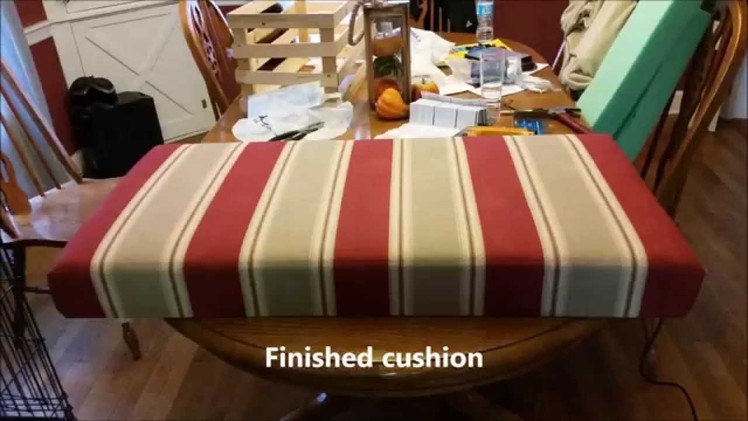 How to Cover a Cushion