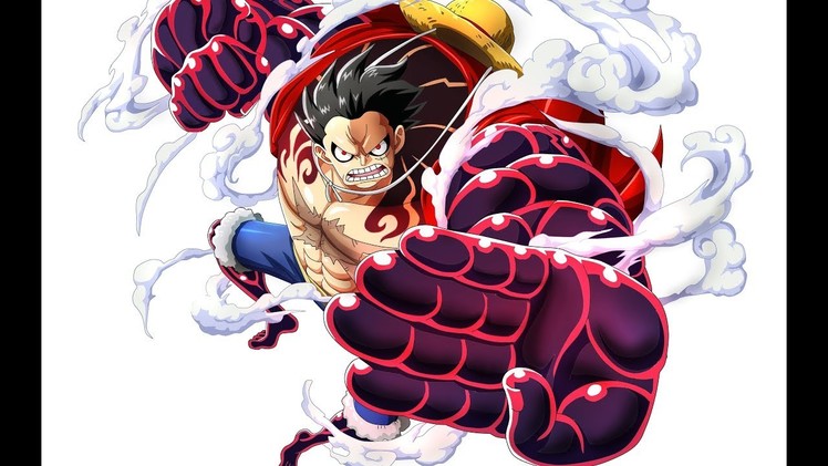 How to Draw - Drawing Monkey D.Luffy Gear 4  One Piece | DIY Drawing モンキー･D･ルフィ