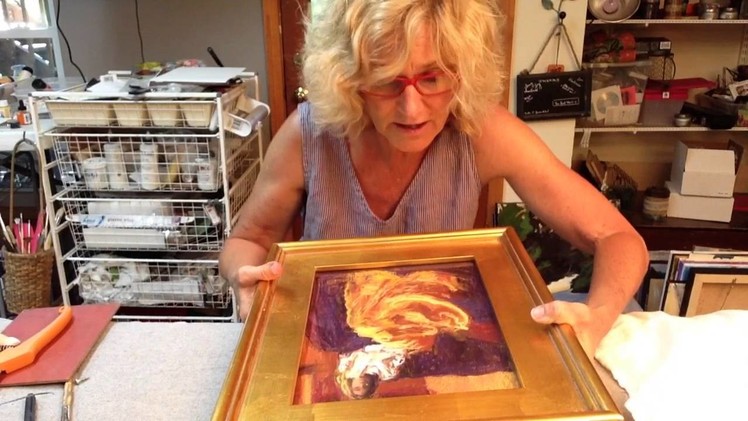 How to frame a pastel painting by Tracy Haines