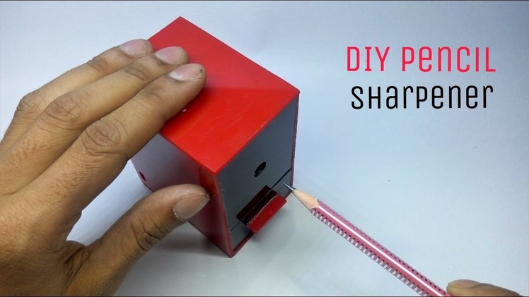 How To Make A DIY Rechargeable Electric Pencil Sharpener At Home
