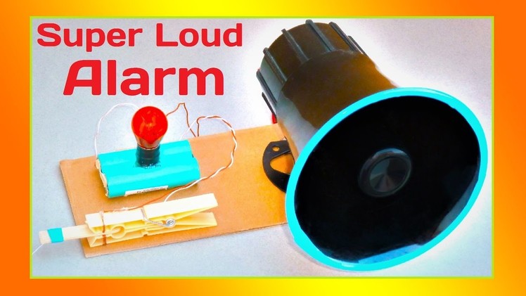 █ How to Make a Door Alarm at home █
