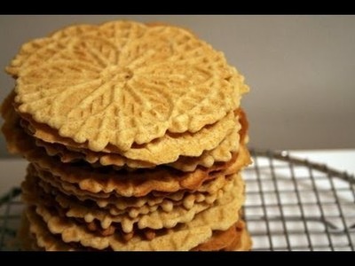 How to Make Homemade Italian Pizzelle Cookies