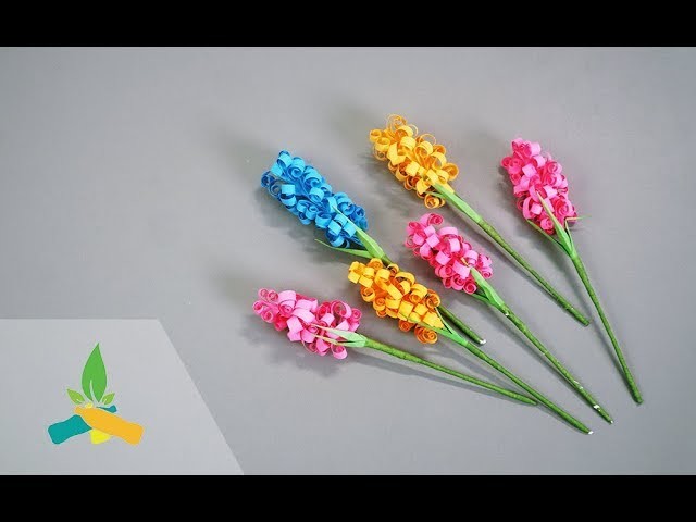 How to make paper flower hyacinth | DIY Tutorial