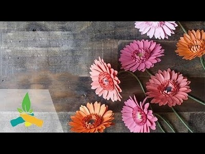 How to make paper Gerbera flower | DIY Tutorial