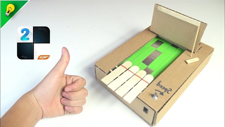 How to Make Piano Tiles 2 from Cardboard [No.7] Amazing Game from Cardboard