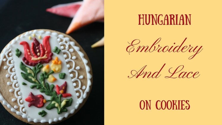 Hungarian Embroidery And Lace On Cookies 2