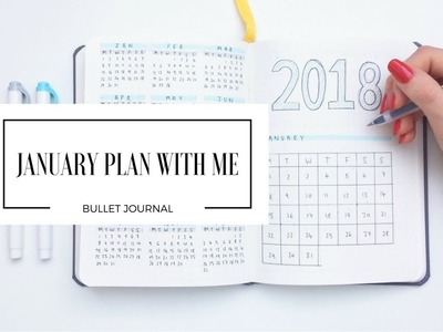 JANUARY 2018 PLAN WITH ME | Bullet Journal