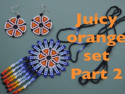 Juicy Orange Set Part 2 Pendant. DIY