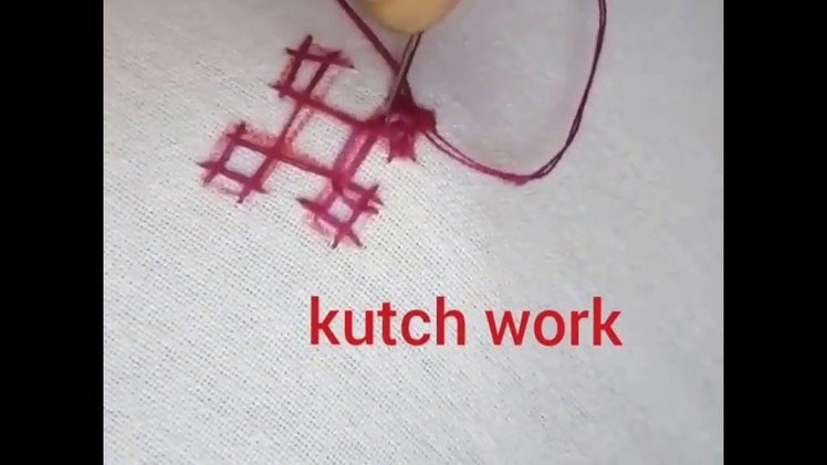Kutch work for beginners