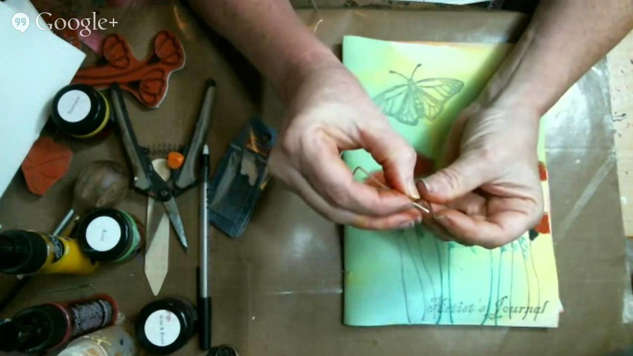 Learn how to bind your own Art Journal