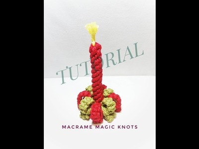 Macrame Candle Tutorial ♥ Xmas Candle ♥ Ornaments