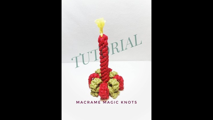 Macrame Candle Tutorial ♥ Xmas Candle ♥ Ornaments