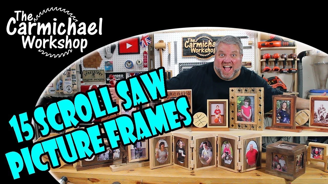 Make 15 Picture Frames with a Scroll Saw | Woodworking Projects