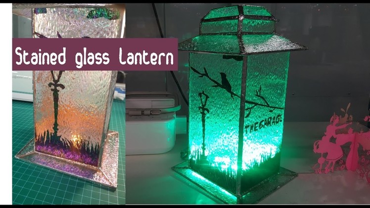 Making a Stained Glass Pagoda Lantern