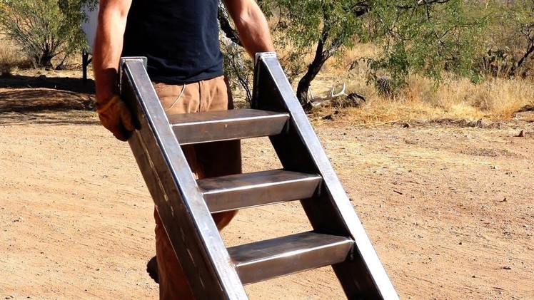 Making BIG stairs for the TINY Shipping Container Playhouse